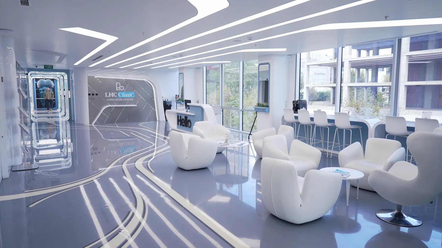 Wartebereich der LHC Clinic, Istanbul