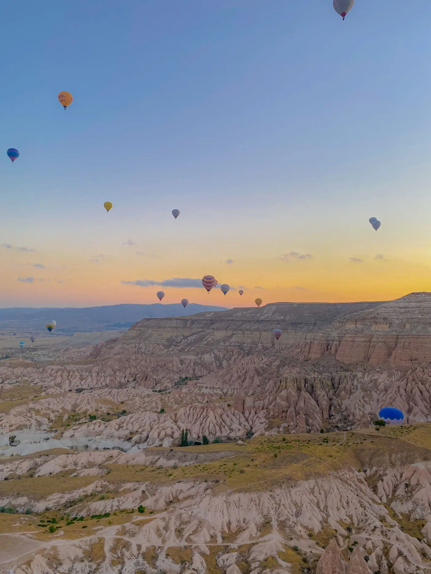 Ballons über Kappadokien